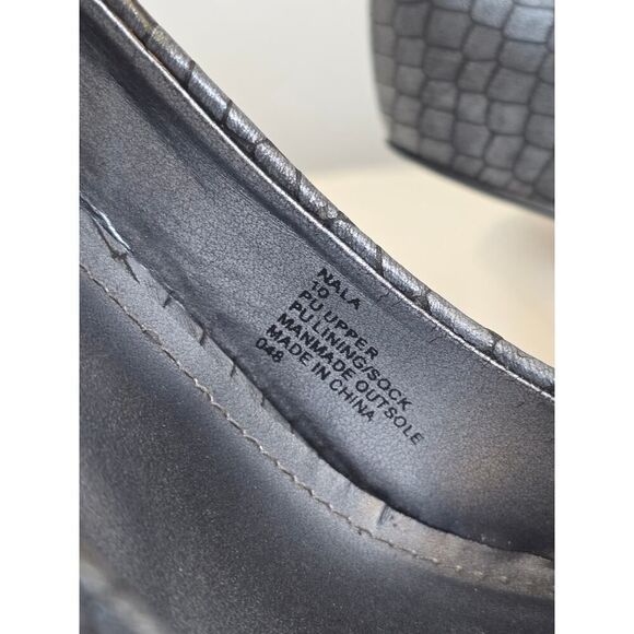 Steve Madden Snakeskin Platform Heels Size 10 – Dark Glam, 5.5” Stiletto Bold - Picture 4 of 6